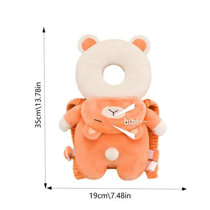 Baby Fall Pillow Backpack Soft Fall Protector Baby Cushion Backpack Head Protection for Baby Cartoon Baby Head Protector Back